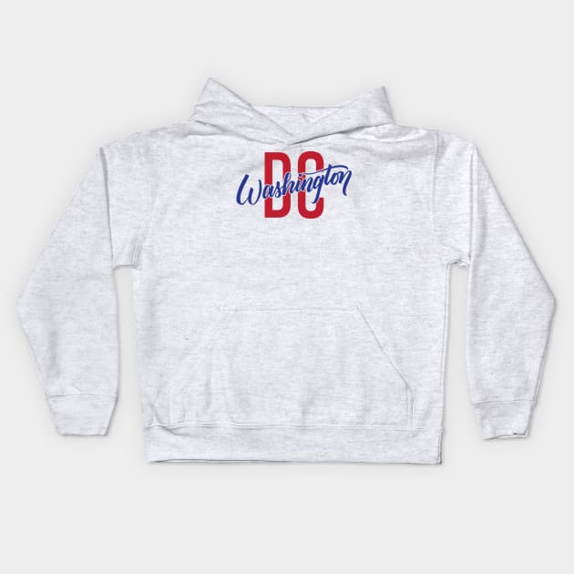 Washington DC Kids Hoodie by polliadesign